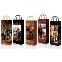 Пакет 12х36х8см, ламинированный, дизайн в ассортименте, Бумага