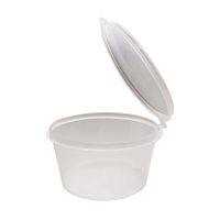 Соусник 80 мл, d64хh33,7 мм, неразъем. крышка, прозр., ПП, 80 шт/упак "Aerosnab" 960 шт/кор РОССИЯ