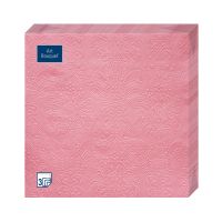 Салфетки 330х330 мм 3-сл., диз. "Античный розовый Барокко", роз., бум., 16 шт/упак "Bouquet" 12 упак/кор РОССИЯ 57179