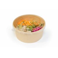 Крышка к контейнеру d165хh8 мм, прозр., ПЭТ, 100 шт/упак "Kado-Prim" 300 шт/кор РОССИЯ 130100