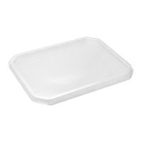 Крышка к контейнеру 191х158х10,5 мм, прозр., ОПС, 400 шт/кор "Комус" 400 шт/упак РОССИЯ КМ-030К