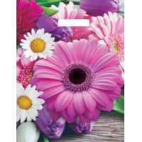 Пакет 310х400 мм, 60 мкм с проруб. ручками, диз. "Ароматная палитра", ПВД, 50 шт/упак 1 000 шт/кор РОССИЯ ВУР58085