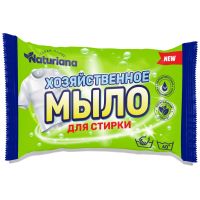 Мыло кусковое хозяйственное"ММК" Naturiana для стирки 72%, 180 г 60 шт/кор РОССИЯ МКХ2624