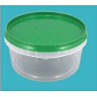 Контейнер для пресервов/мёда, 500мл, d 122мм 104мм, h 61мм, "миска", прозрачный, контрольный замок, ПП