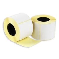 Весовая лента 58х40 мм ЭКО B, непринт., бел., термобум., 580 шт/рул 60 рул/кор РОССИЯ