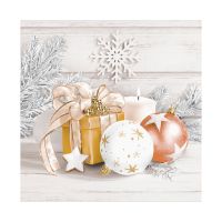 Салфетки 330х330 мм 3-сл., диз. "Праздничный натюрморт", разноцв., бум., 20 шт/упак "Bouquet" 12 упак/кор РОССИЯ 25119