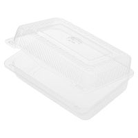 Упаковка для кондит. изделий 3400 мл, 1-секц. 265х194х85[252х167х81] мм, неразъем.крышка, прозр., ОПС, 160 шт/кор "Комус" 160 шт/упак РОССИЯ РК-25КВ (М) (Т)