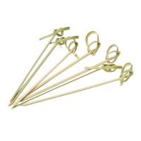 Пика 60 мм, диз. "Узелок", беж., бамбук, 100 шт/упак 40 упак/кор КИТАЙ 60054К