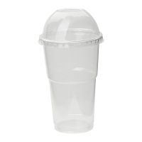 Крышка для стакана d78 мм куполообразная с отверстием, прозр., ПЭТ, 50 шт/упак 1 250 шт/кор ГЕРМАНИЯ 577840.500/.501/.510