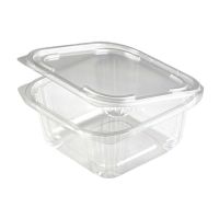 Контейнер 500 мл 1-секц. 137х132х62 мм, неразъем.крышка, прозр., ПЭТ, 360 шт/кор "ЮПласт" 360 шт/упак РОССИЯ ЮП-РКСП-500