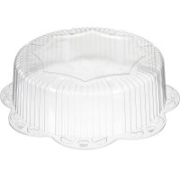 Упаковка для торта [крышка] d455хh120[d380хh110] мм, прозр., ОПС, 50 шт/кор "Комус" 50 шт/упак РОССИЯ Т-450К (М) (Т)