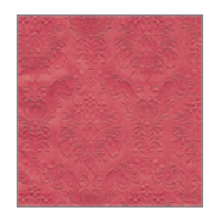 Салфетки 330х330 мм 3-сл., диз. "Красный Барокко", красн., бум., 16 шт/упак "Bouquet" 12 упак/кор РОССИЯ 37550