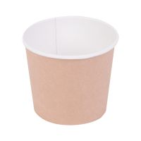 Супница 500 мл, d100хh95 мм, без крышки, крафт-бел., карт., 30 шт/упак "OSQ" Round Bowl 450 шт/кор РОССИЯ Round Bowl 500 kraft