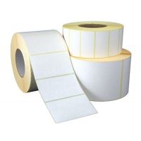 Этикетка стикер 58х60 мм, бел., без печати, 5000 шт/упак 20 000 шт/кор РОССИЯ