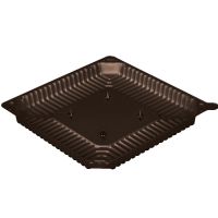 Упаковка для торта [дно] 235х235х23[211х211х18] мм, коричн., ПС, 270 шт/кор "Комус" 270 шт/упак РОССИЯ Т-214Д
