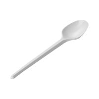 Пластиковая ложка чайная, 125 мм, белая, полистирол