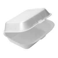 Ланчбокс 1-секц. 195х150х70мм, белый, ВПС