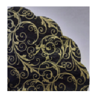 Салфетки d320 мм 3-сл., диз. "Очарование на черном", разноцв., бум., 12 шт/упак "Bouquet" 15 упак/кор РОССИЯ 57305