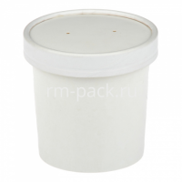 Супница 350 мл, d95хh84 мм, без крышки, бел., карт., 60 шт/упак 600 шт/кор РОССИЯ Ss(w)-350