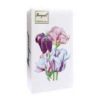 Салфетки 330х330 мм 2-сл., диз. "Весенний букет", разноцв., бум., 20 шт/упак "Bouquet" 12 упак/кор РОССИЯ 25177