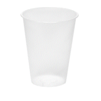 Стакан 375 миллилитров, Универсальный, прозрачн.матовый., ПП