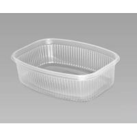 Контейнер прямоугольный 139х102х43мм, 350 мл, с вертикальными рёбрами