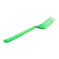 Вилка одноразовая 180 мм, салат., ПС, 10 шт/упак "Buffet" 500 шт/кор РОССИЯ