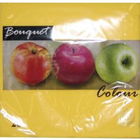 Салфетки 330х330 мм 2-сл., желт., бум., 20 шт/упак "Bouquet" 12 упак/кор РОССИЯ 42035/42656