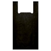 Пакет "Майка" [280+140]х500 мм 12 мкм, черн., ПНД, 100 шт/упак 30 упак/кор РОССИЯ