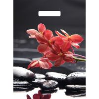 Пакет 310х400 мм, 60 мкм с проруб. ручками, диз. "Гармония New", ПВД, 50 шт/упак "Тикопластик" 500 шт/кор РОССИЯ н00170128 // ВУР44181