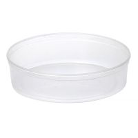 Контейнер под пресервы и мёд, 400мл,"банка", "шайба" d=145мм, h=40мм, полупрозрачный, ПП