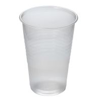 Стакан одноразовый 200 мл для холодных и горячих напитков, прозрачный