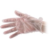 Перчатки виниловые, р-р S, неопудрен., прозр., 50 пар/упак 10 упак/кор КИТАЙ