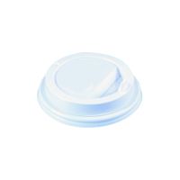 Крышка для стакана d90 мм с клапаном, бел., ПС, 100 шт/упак "Протэк" 1 000 шт/кор РОССИЯ 02-48-90-738