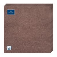 Салфетки 330х330 мм 3-сл., диз. "Шоколад Барокко", разноцв., бум., 16 шт/упак "Bouquet" 12 упак/кор РОССИЯ 37556