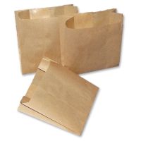 Пакет пищевой [100+50]х175 мм без руч., без окна, крафт, бум., 100 шт/упак 3 000 шт/кор РОССИЯ