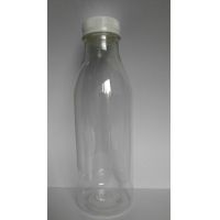 Бутылка ПЭТ 500 мл, прозр., горло d38 мм, крышка в компл., 100 шт/кор 100 шт/упак РОССИЯ 113309
