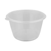 Контейнер 750 мл 1-секц. d144хh83,6 мм, без крышки, прозр., ПП, 50 шт/упак "ПолиЭр" 300 шт/кор РОССИЯ К-144-750прозр. ПП