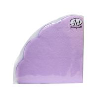 Салфетки d320 мм 3-сл., диз. "Лиловый Барокко", лилов., бум., 12 шт/упак "Bouquet" 15 упак/кор РОССИЯ 37560