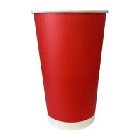Стакан бумажный 450 мл 1 сл., d90 мм, красн., карт., 50 шт/упак 1 000 шт/кор РОССИЯ 01-145002-050/1000/15