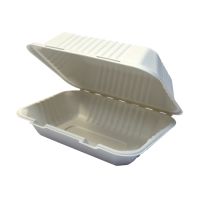 Ланч-бокс 1-секц. 230х155х87 мм, бел., сах.тростник, 50 шт/упак 300 шт/кор КИТАЙ В102В