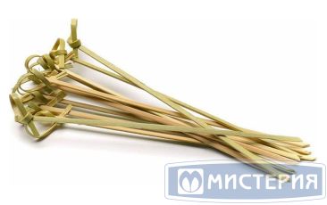 Пика 90 мм, диз. "Узелок", беж., бамбук, 100 шт/упак 40 упак/кор КИТАЙ 440-701