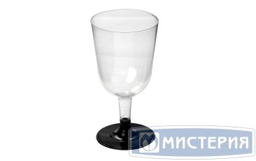 Бокал для вина 200 мл, прозр., ПС, 6 шт/упак "МИСТЕРИЯ" 216 шт/кор РОССИЯ 1011П/Ч