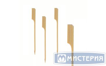 Пика 90 мм, диз. "Гольф", беж., бамбук, 100 шт/упак 40 упак/кор КИТАЙ 440-707