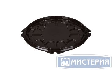 Упаковка для торта [дно] d261хh16[d232хh12] мм, коричн., ПС, 125 шт/кор "Комус" 125 шт/упак РОССИЯ Т-236/ДШ коричн.
