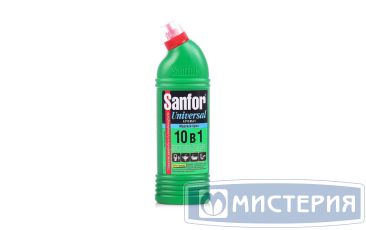 Средство для очистки сантехники "Sanfor" Универсал, Морской бриз, изогнутое горло, 750 мл 15 шт/кор РОССИЯ 1543