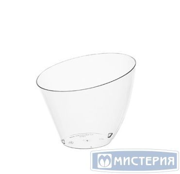 Форма для фуршетов 85 мл d70хh57 мм, диз."Спутник", прозр., ПС, 300 шт/кор 300 шт/упак РОССИЯ 5060