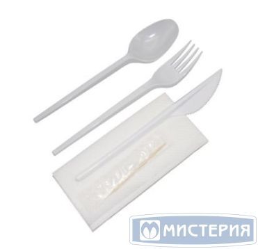 Комплект столовых приборов №5 [салф.вл.+ салф.+ з/ч.+ cоль+ пер.], 300 шт/кор 300 шт/упак РОССИЯ