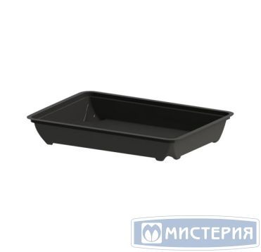 Контейнер для суши 1-секц. 222х161х49 мм, без крышки, черн., ПС, 500 шт/кор "Kado-Prim" 500 шт/упак РОССИЯ КД-007 Д