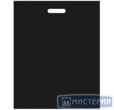 Пакет 440х570 мм, 80 мкм с проруб. ручками, диз."Черный", ПВД, 50 шт/упак "Тикопластик" 250 шт/кор РОССИЯ н00116788/ВУР56117